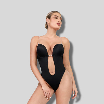 Body Moldeador  Con Escote SOLO XL BEIGE